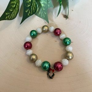 Christmas Themed Charmed Holiday Bracelet